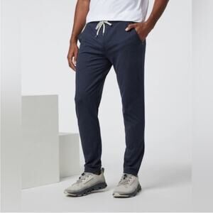 Vuori Men’s Ponto Performance Jogger in Navy Blue Heather - Size XXL